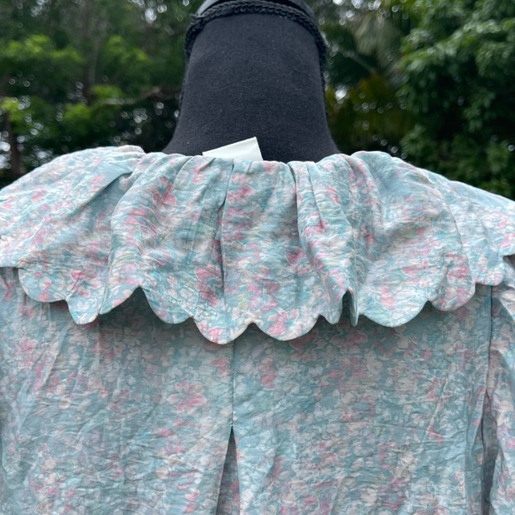 HM viscose long sleeve maxi dress size XS run big like S NWT - Picture 3 of 9